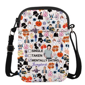 K Pop Jung K Crossbody Bag Kpop Group Gifts Single Taken Mental Dating With JK Gifts K Pop JK Merch, Jung-cb3