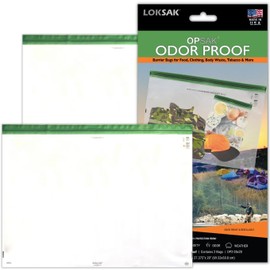 LOKSAK - OPSAK Odorproof Dry Bags for Backpacking, Hiking and Storage- Resealable Reusable and Recyclable Storage Bags (2 pack 28 in x 20 in)