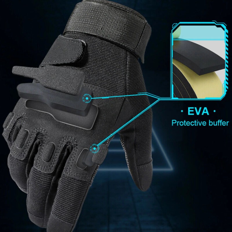 Unbranded Tactical Gloves Tough Outdoor Military Combat Gloves Full Finger