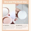UCANBE Polvos compactos y base de maquillaje 2 en 1,