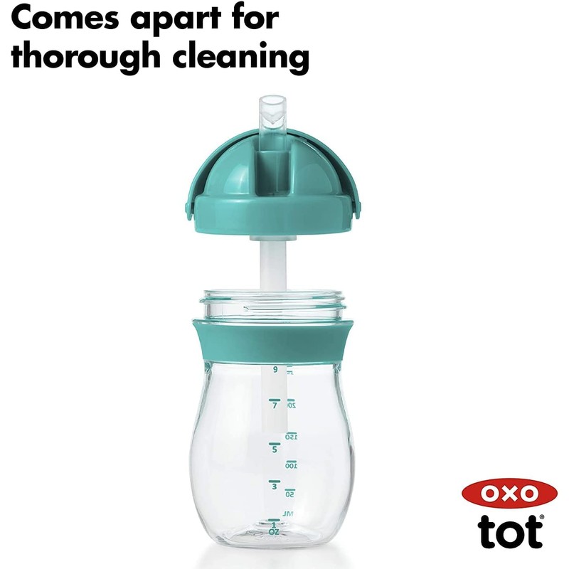 OXO Tot 61134000 Vaso Entrenador, Tritan, 9 Ounce/250 ml, Verde