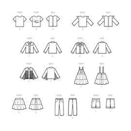 Simplicity 18" Doll Clothes Sewing Pattern Kit by Elaine Heigl Designs, Code S9728, Multicolor