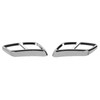 2PCS Exhaust Muffler Tail Pipe Cover Left Right Decorative Tail