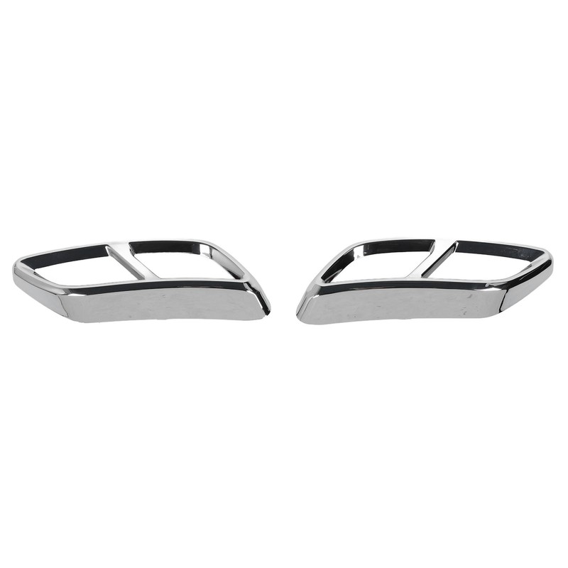 2PCS Exhaust Muffler Tail Pipe Cover Left Right Decorative Tail