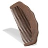 Natural Sandalwood Wide-Tooth Comb – Anti-Static Hair Detangler & Scalp
