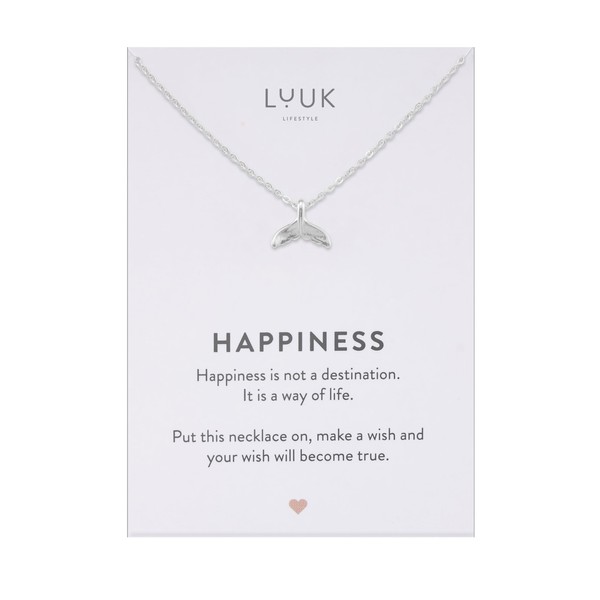LUUK LIFESTYLE Necklace with mermaid I fish tail pendant and