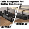 Cable Management Under the Desk, Cable Basket Clampable, Cable Management
