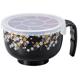 Kano 74556 Easy Soup Bowl with Lid, 12.8 fl oz (380 ml), Black