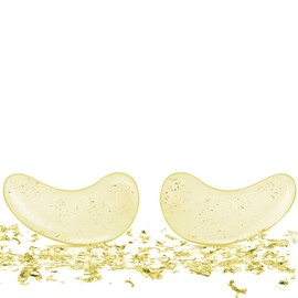 QVENE | 30 PARCHES PARA OJOS | ORO DE 24K | Contorno y Ojeras | Hidrogel con Colágeno + Ácido Hialurónico | Empresa Mexicana | 30 Pares de Parches para Contorno de Ojos