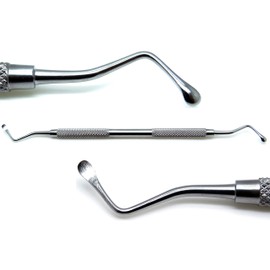 Dental Lucas Surgical Bone Curette 88 Double Ended Spoons 4mm Stainless Steel Instruments