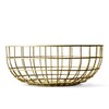 Menu Brass Metal Basket 25 x 25 x 10 cm