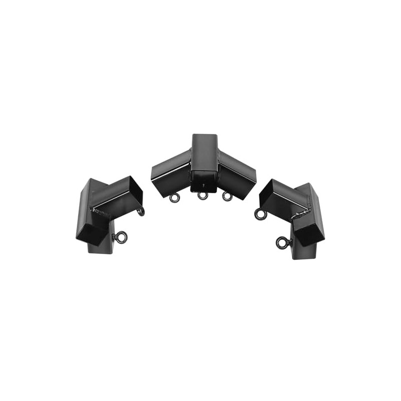 Aoneky Square 1.5'' Corner Canopy Fitting Couplers Kit - Frame