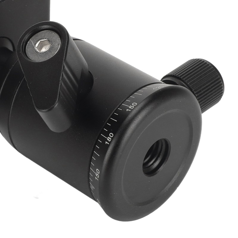 Panoramic Ball Head 360 Degree Rotating 3/8in Thread Metal Tripod