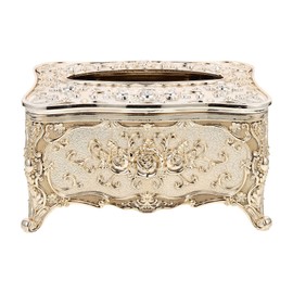 Cabilock Vintage Tissue Box Tissue Box Cosmetic Tissues Box Tissue Box Wet Wipes Box Tissue Holder Tissue Box Dispenser for Home Office Car Living Room Bedroom Decoration