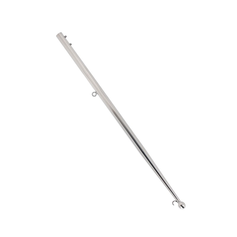 Boat Flag Pole 610mm Length Stable 316 Stainless Steel Rail