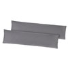 Pack of 2 Jersey Pillow Cases/Cushion Covers, Side Sleeper Pillows,
