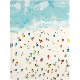 Fine Art Canvas Beach Days Canvas Wall Decor by Artist Randy Hibberd for Living Room, Bedroom, Bathroom, Kitchen, Office, Bar, Dining & Guest Room - Ready to Hang - 32 in x 32 in