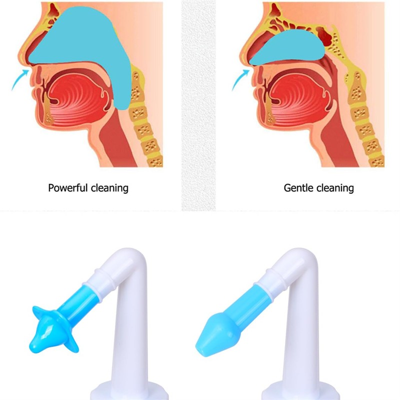 NUOOO Neti Pot Sinus Rinse Bottle Nasal Wash Nose Cleaner