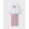 NAME IT Girl Print Sleepwear Set, Mauve Orchid