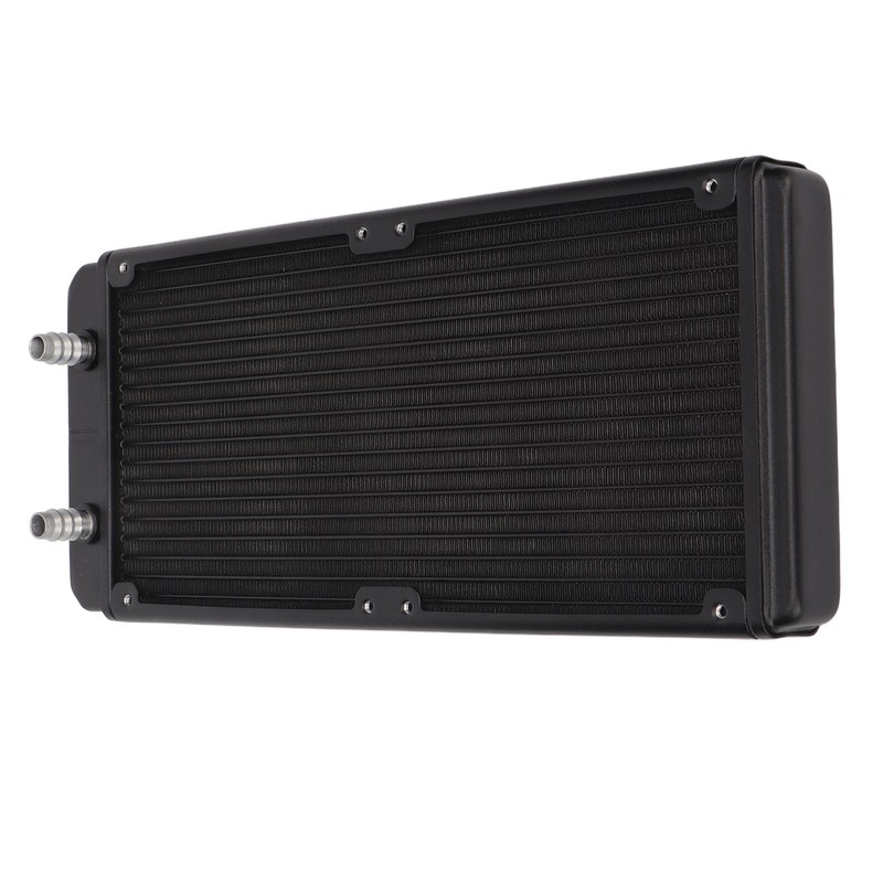 Water Cooling Radiator Frosted 18 Pipes Metal Heat Exchanger Radiator
