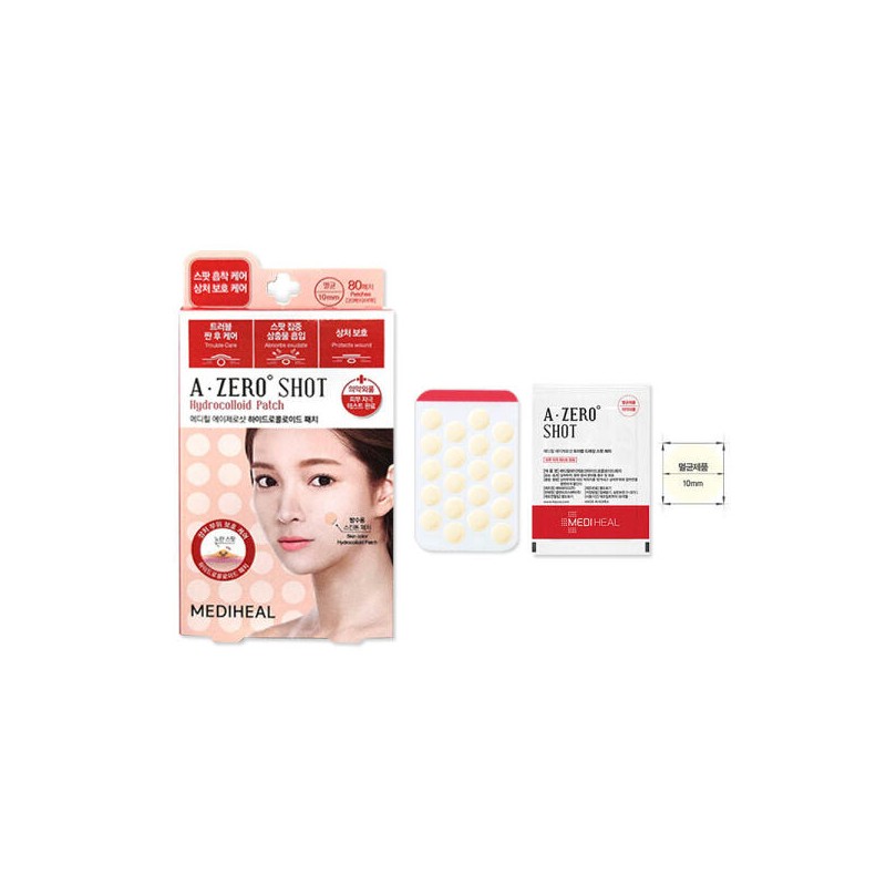 Mediheal 메디힐 커버패치 80매입 여드름 상처 점뺀곳 방수 밴드 Mediheal