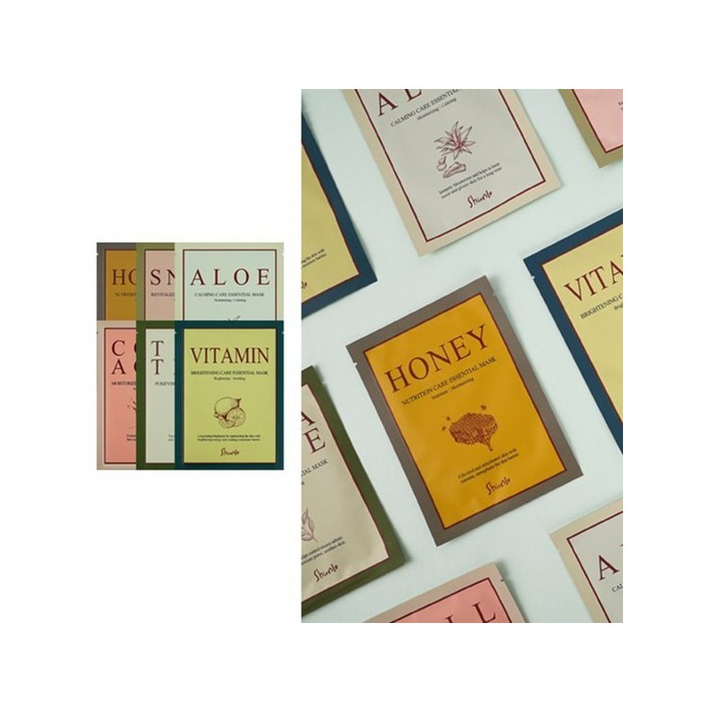 (50매+50매)에센셜 콜라겐 수분 마스크팩 6종 (50 sheets + 50 sheets)