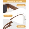 Meeloog Polarized Fit Over Glasses Sunglasses for Women UV Protection,