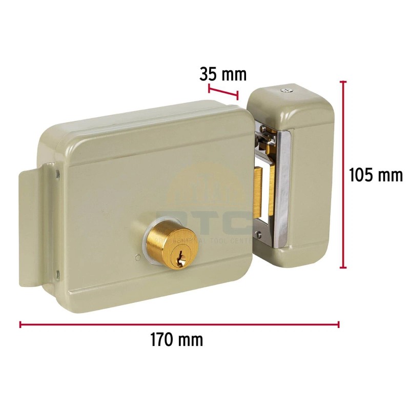 Hermex CEM-31D Electromechanical lock without button, right