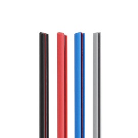 JenNiFer 5m Black/Blue/Red/Grey Rubber Car Door Edge Protector Anti-Collision Strip Seal Trim Molding Guard - Black
