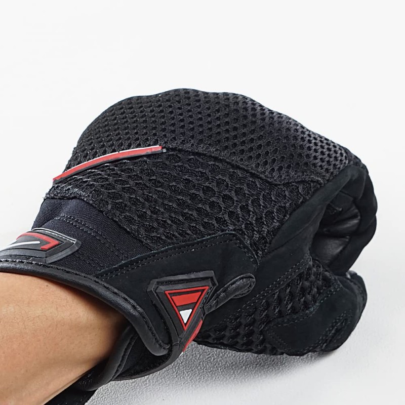 Rough & Road RR8424BK3 Comfort Knuckle Mesh Gloves for Motorcycles