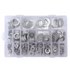 470Pcs Sealing Washer Aluminum Alloy Round Flat Washer Assortment Kit
