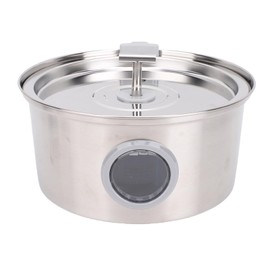 Generic Stainless Steel Cat Water Fountain, 3.2L Tank Automatic Pet Fountain Dog Water Dispenser, Pet Water Fountain Bowl Water Feeder for Dogs, Multiple Pets