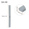 HARFINGTON 3pcs Sharpening Stones 80 Grit 5.9" x 0.47" x