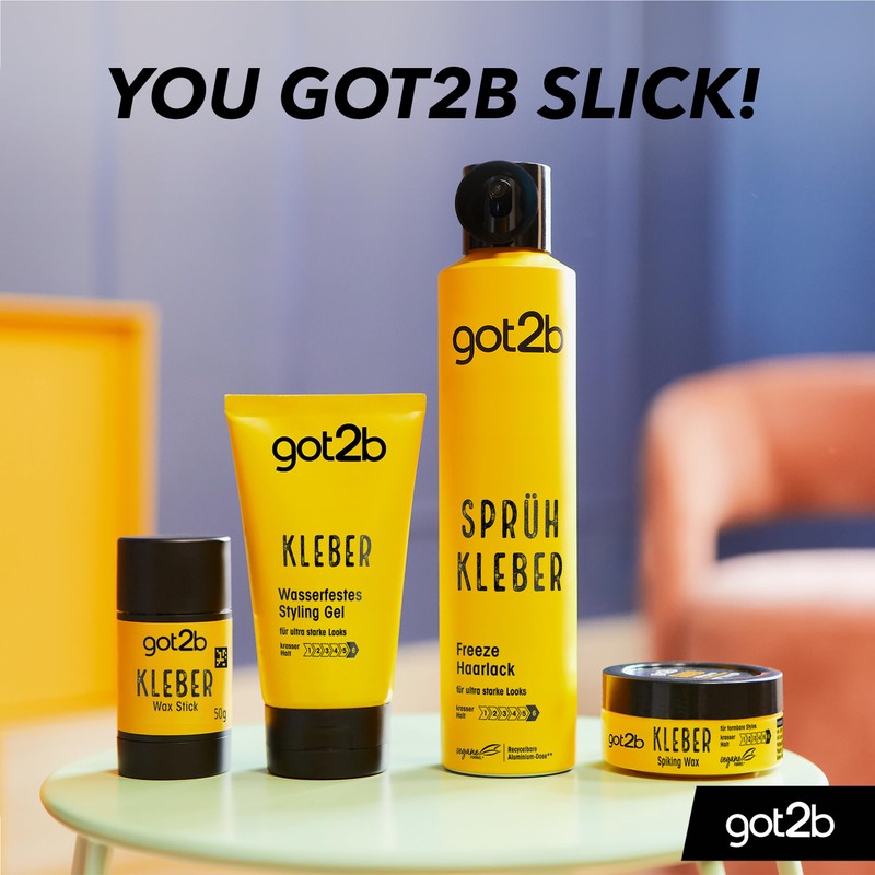 got2b Colla Wax Stick (50 g), cera per capelli per