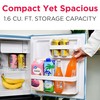 Frigidaire EFR176 Retro Compact Fridge with Chiller Mini Refrigerator with