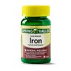 Spring Valley Slow-Release Iron Tablets Dietary Supplement, 45 mg, 30