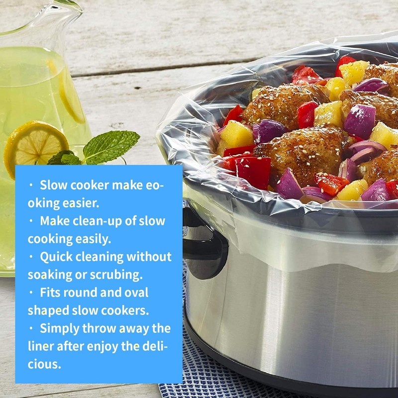 Slow Cooker Liners Small Size Pot Liners Disposable Cooking Bags