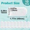 Mxxipp 10pcs Gel Finger Sleeves, Breathable Silicone Finger Support Protectors,