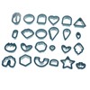 Gatuida 1 Set Polymer Clay Cutters Set for Earring Making