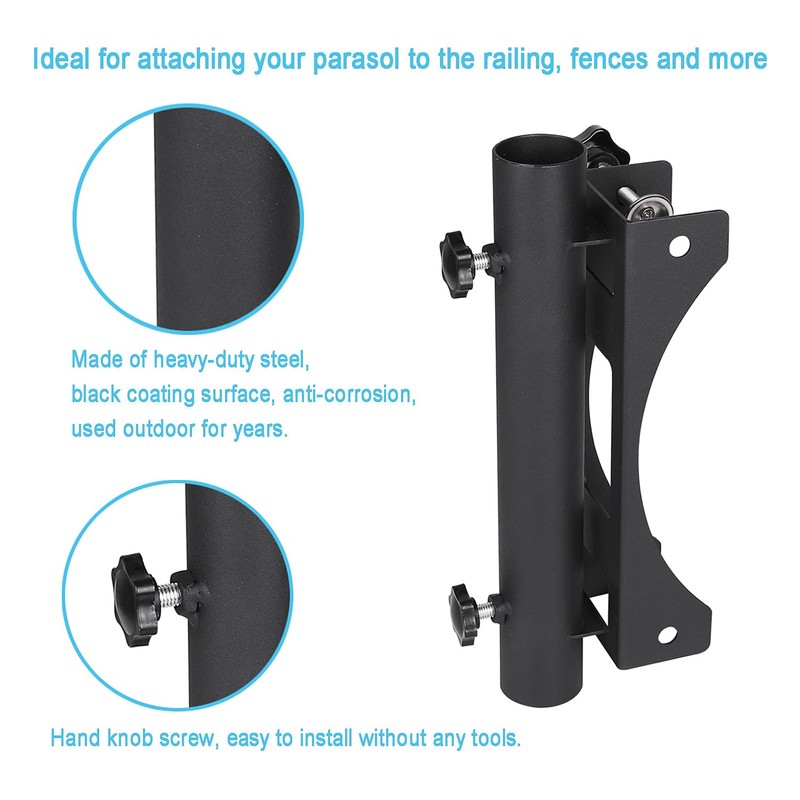 Wdwlbsm Heavy Duty Parasol Holder Outdoor Patio Umbrella Stand Mount