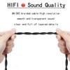 FAAEAL HE4XX Audio Cable for Hifiman HE400SE,HE400i(New Edition),Meze 99 Classics,Denon