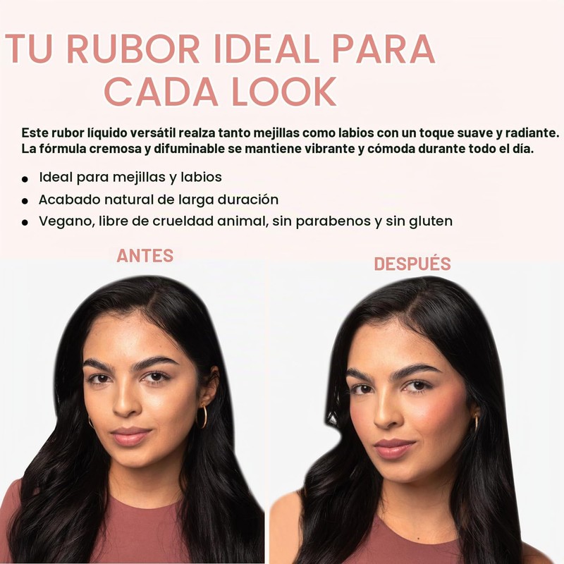 Rubor líquido 2 en 1 Palladio – Mejillas y labios