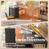 PRAISUN 43.3" Small Computer Desk with Power Outlets and USB-C
