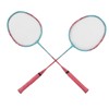 Badminton Racket Lightweight Portable Iron Alloy Frame Double Badminton Racquets
