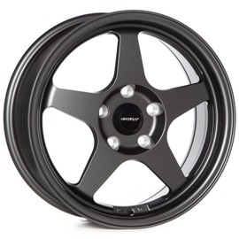 Circuit Performance CP22 16x7 Flat Gun Metal Grey 5x114.3 +35mm Offset Wheels Spoon SW388 Style