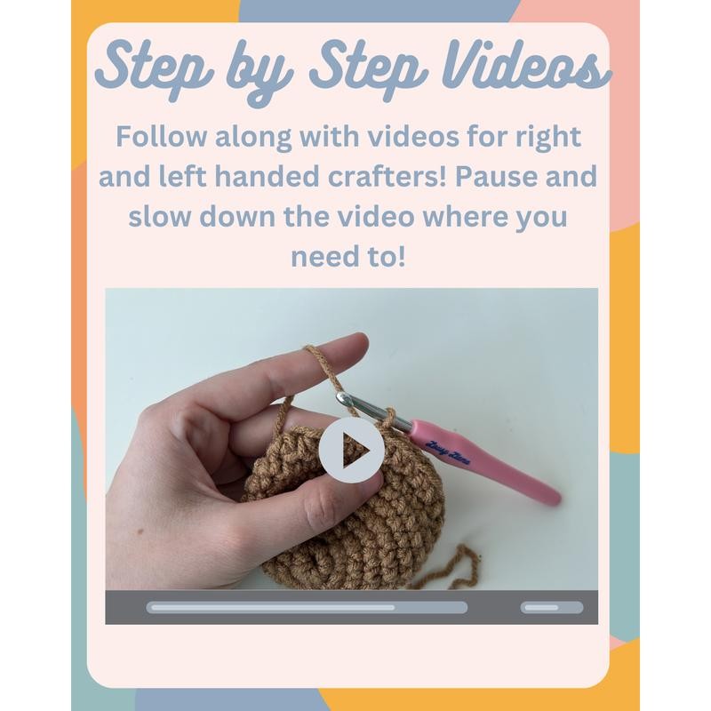 Seagull Crochet Kit - Add Crochet Hook: Add Crochet Hook,