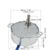 Fielect Synchronous Motor AC 110V 5-6RPM Turntable Motor CW/CCW Direction