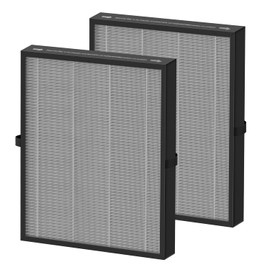 Luripid 2 Pack MK04 Air Filter Replacement Compatible with AROEVE MK04 MG04JH Air Puri-fier, 4-in-1 High-Efficiency Smoke Rem-oval Material H13 HEPA Filter Suitable- Enhanced Smoke Rem-oval Version