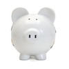 Child to Cherish Ceramic Piggy Bank for Boys, Construction Trucks,