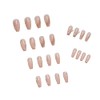 24 Pcs Beautiful and Lovely Sheer Sheer Butterfly Girly Nails